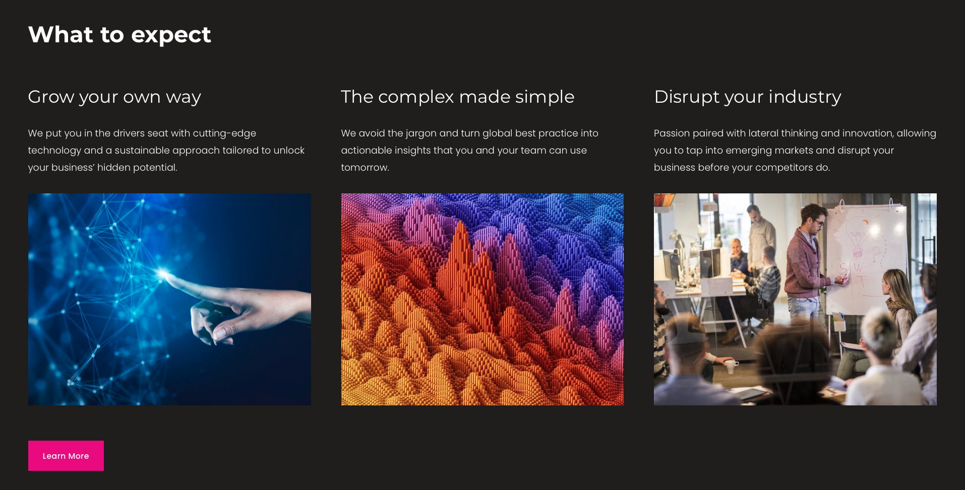three column strategy information | Gutscreative Blog image | Brand Strategy Consulting