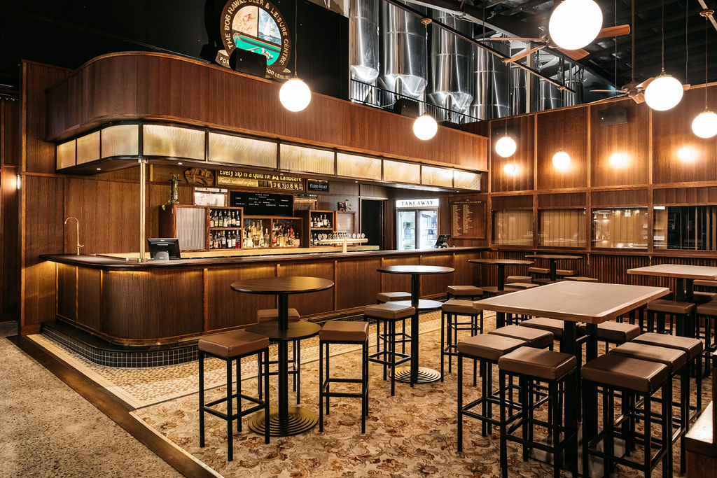 Hawkes Brewing Company, view of inside of the pub in Marrickville