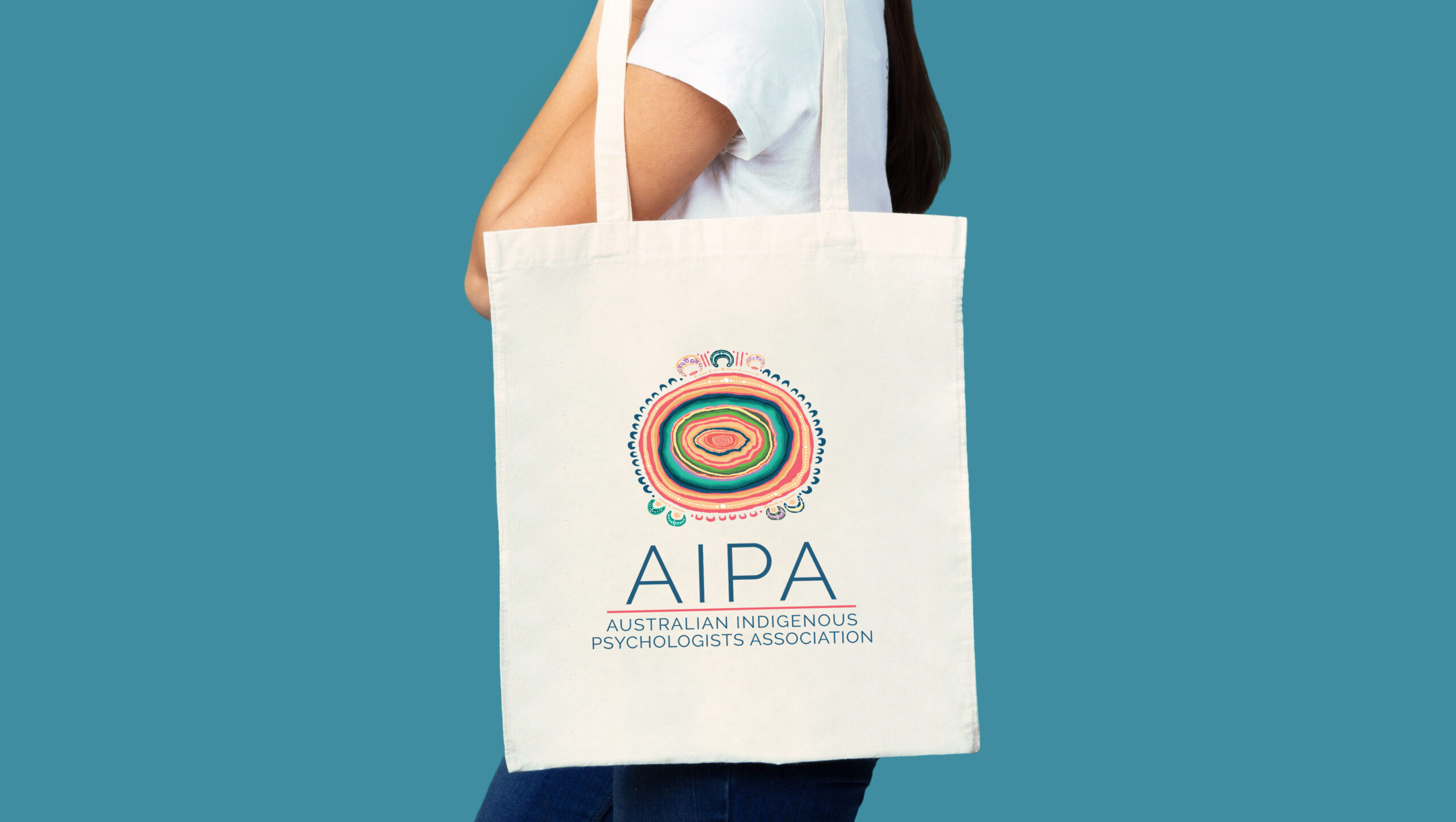 AIPA branding tote bag